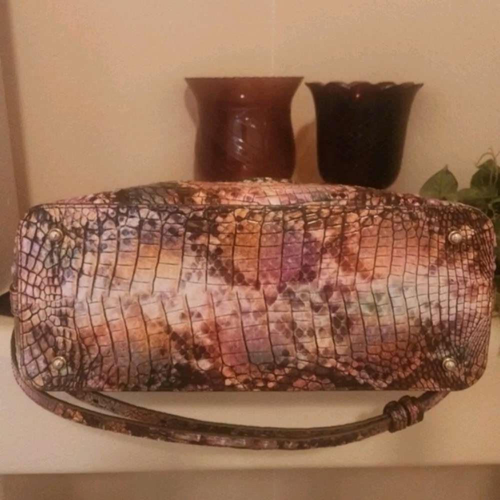 Brahmin Duxbury Rattlesnake a Melbourne crossbody bag - Picture 9 of 9